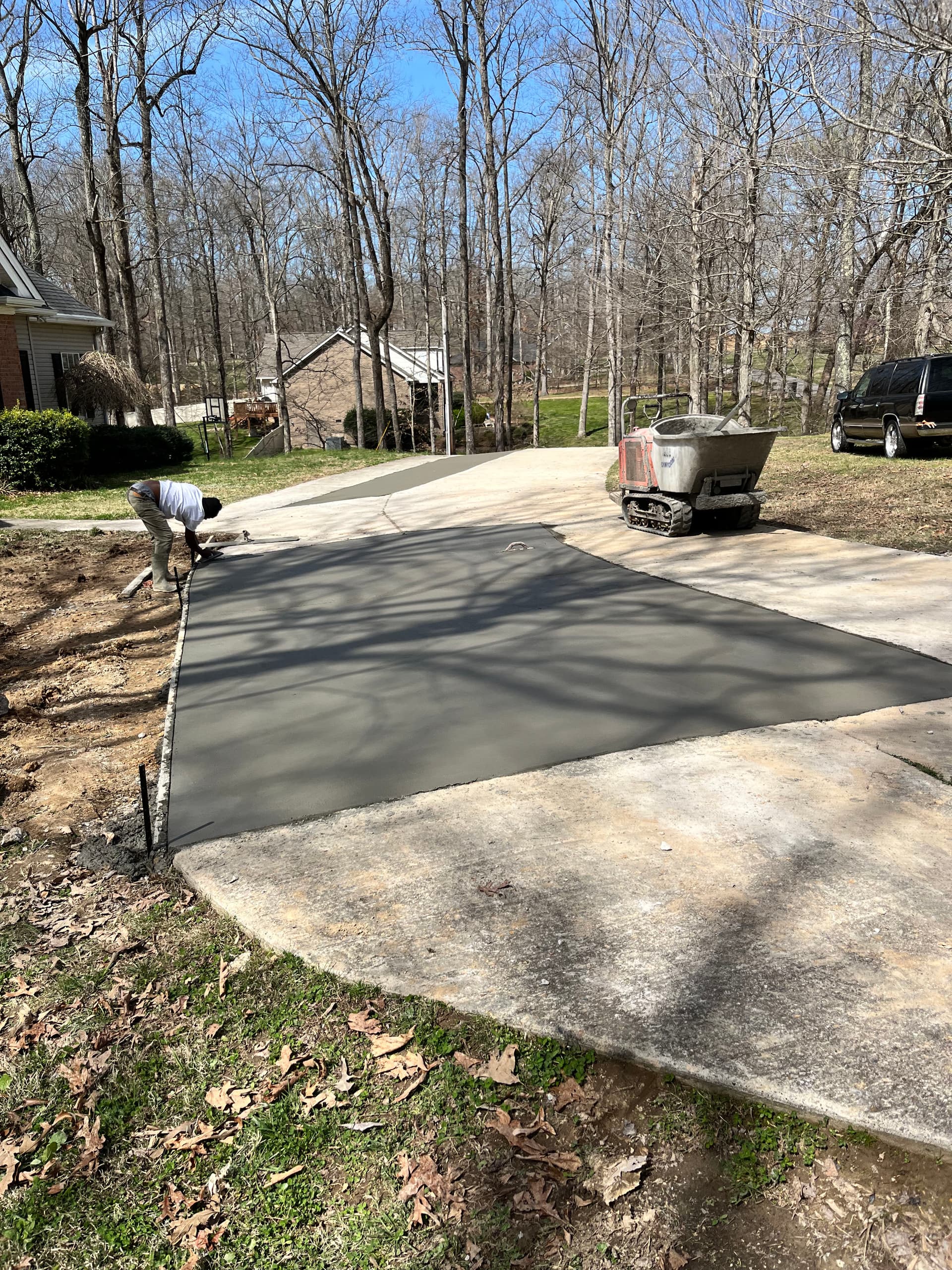 Gallery photos for Smooth Concrete Driveway Upgrade: Image #1