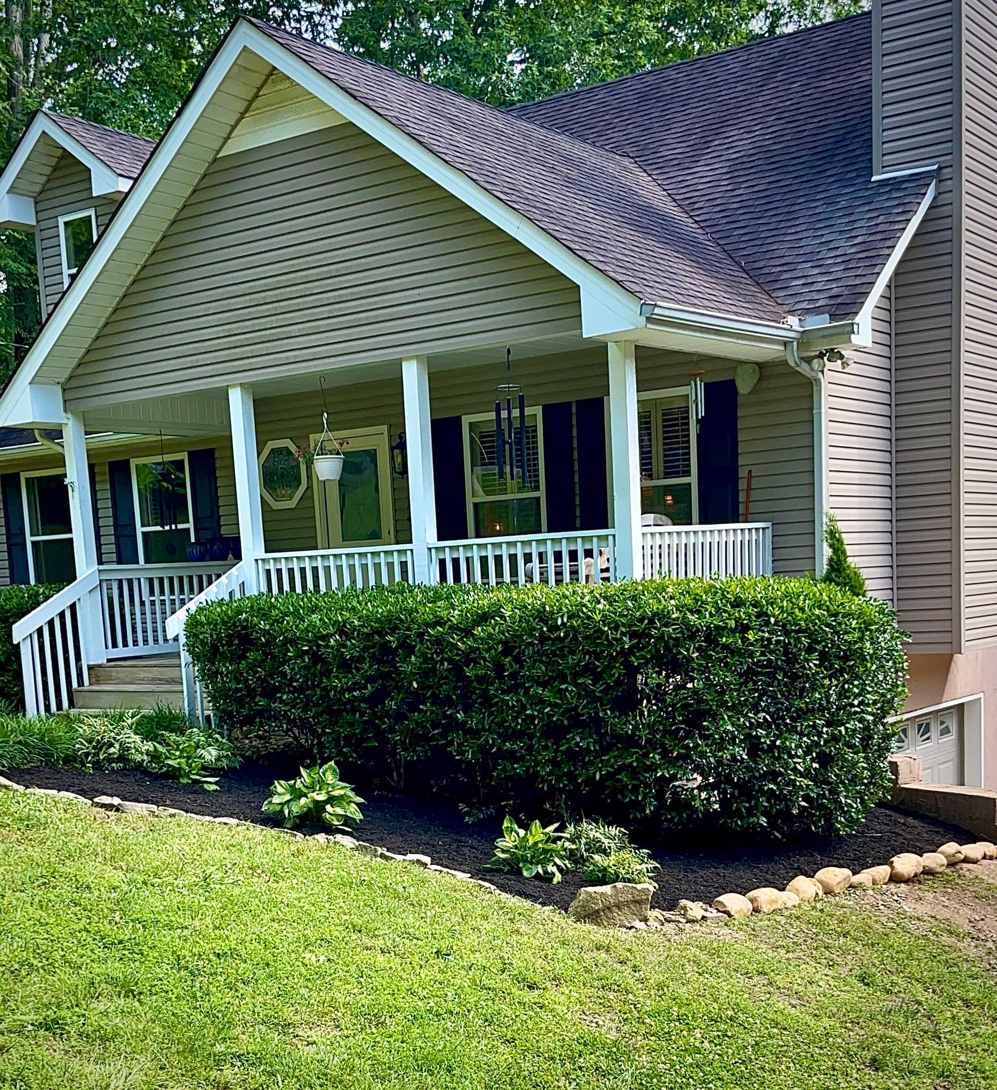 Project Fresh Mulch and New Plants Give This Front Yard a Sharp Look image