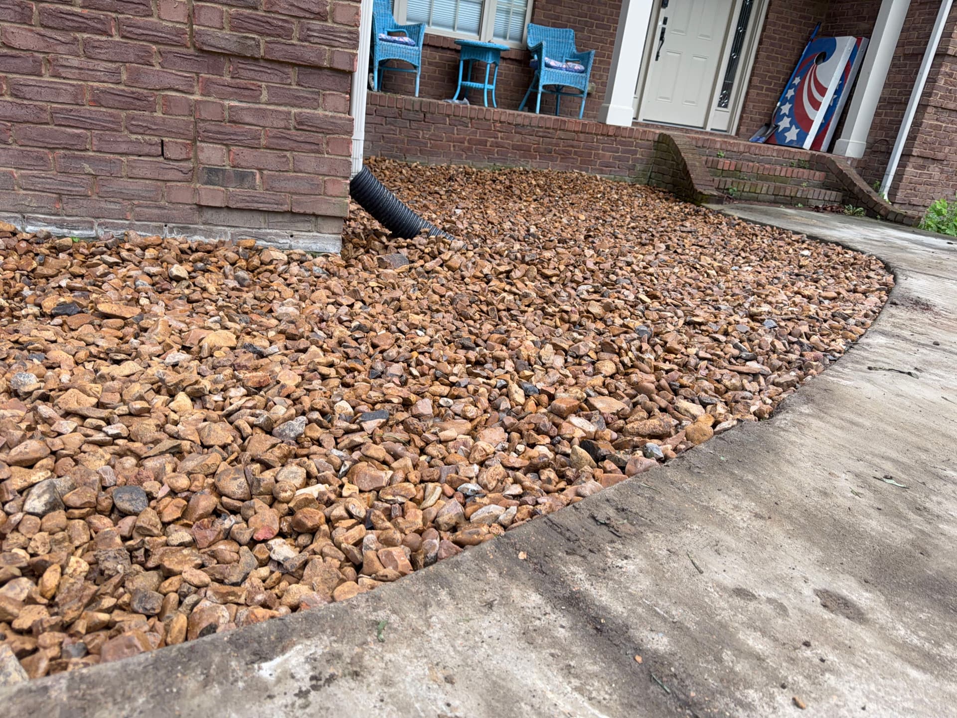 Gallery photos for River Rock and Drainage Installation That Actually Protects Your Home: Image #1