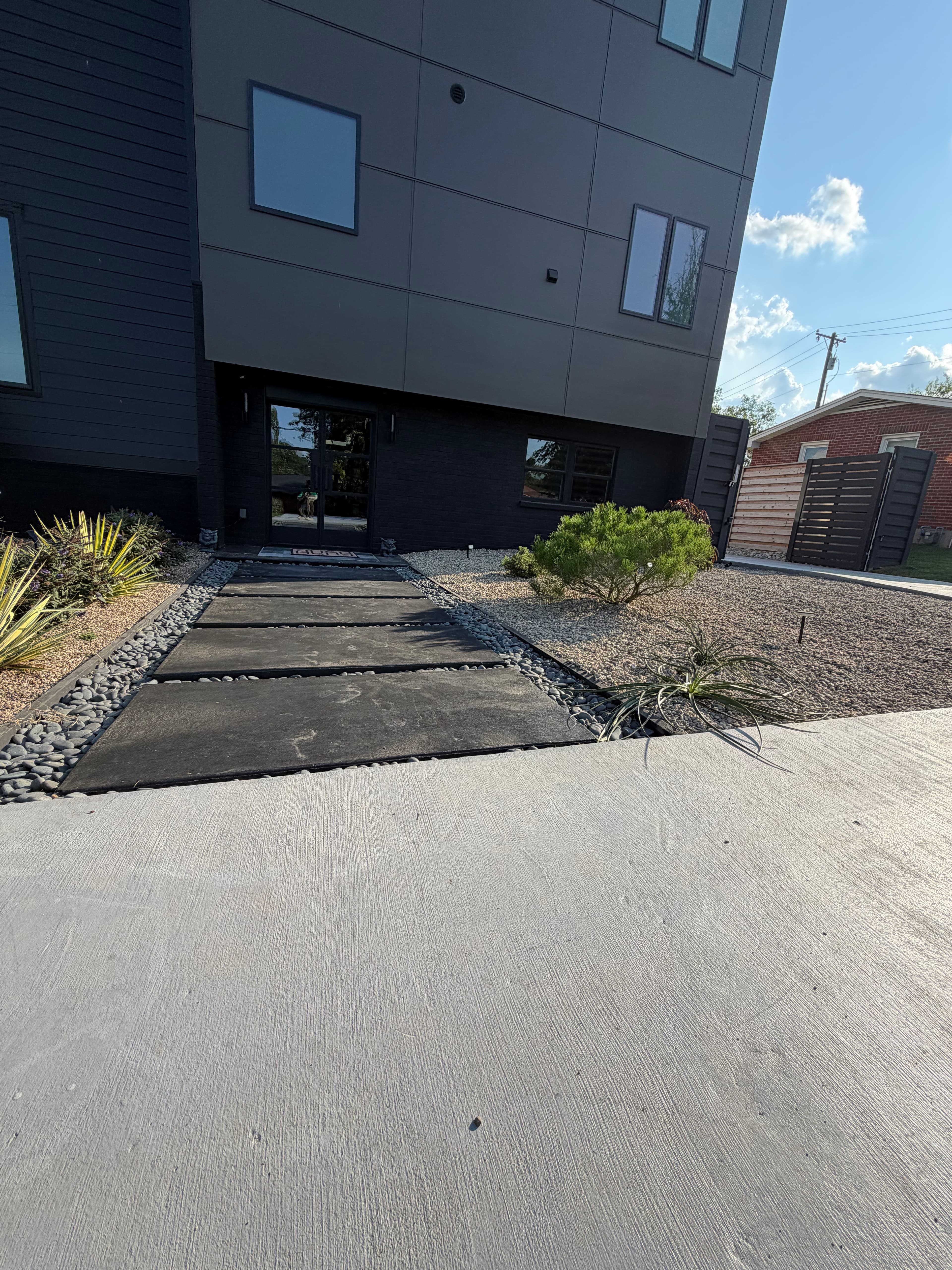 Project Concrete Pavers, River Rock and Drainage Done Right in Nashville image