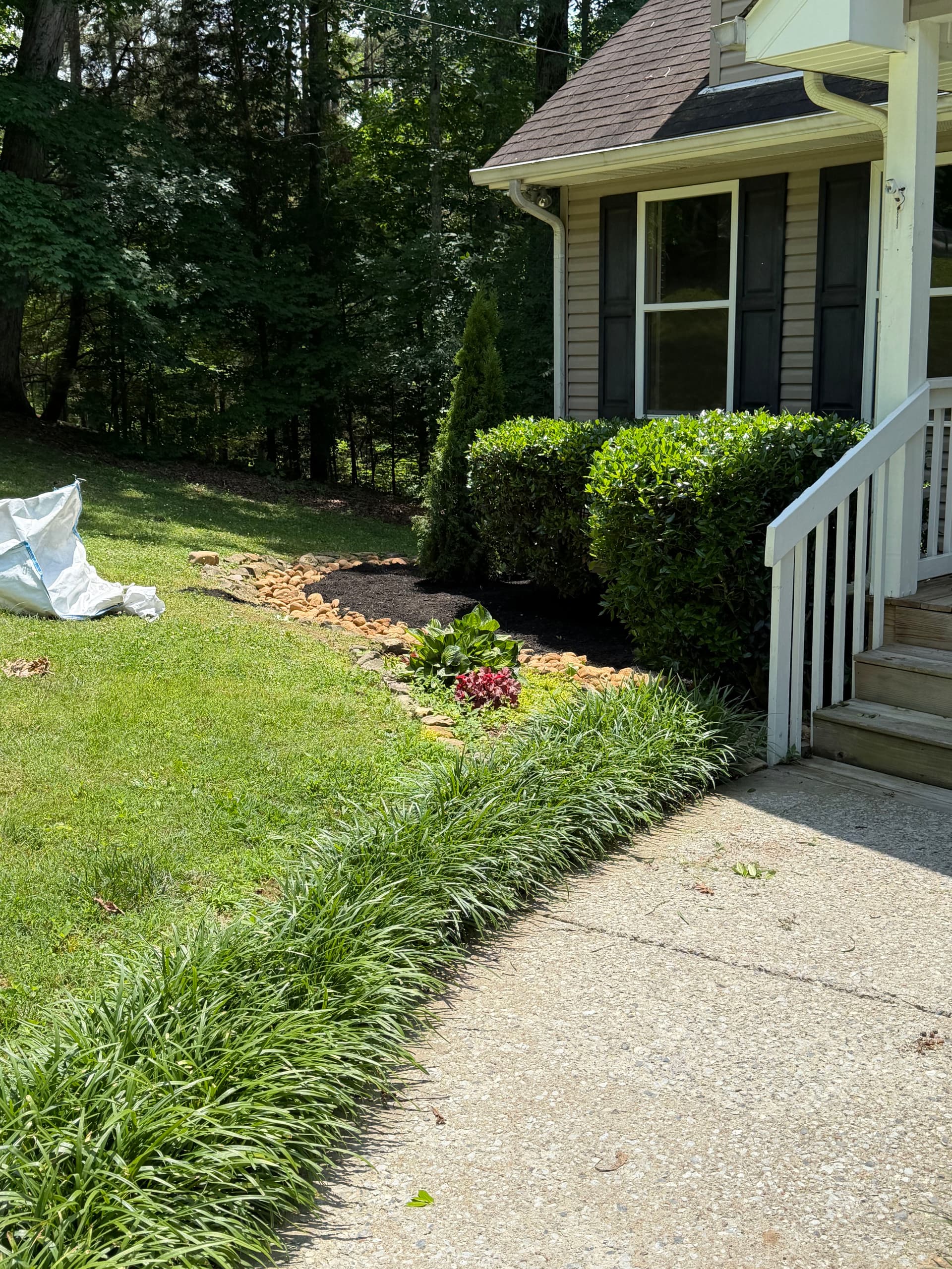 Fresh Landscape Install Brings Curb Appeal to Kingston Springs Home image