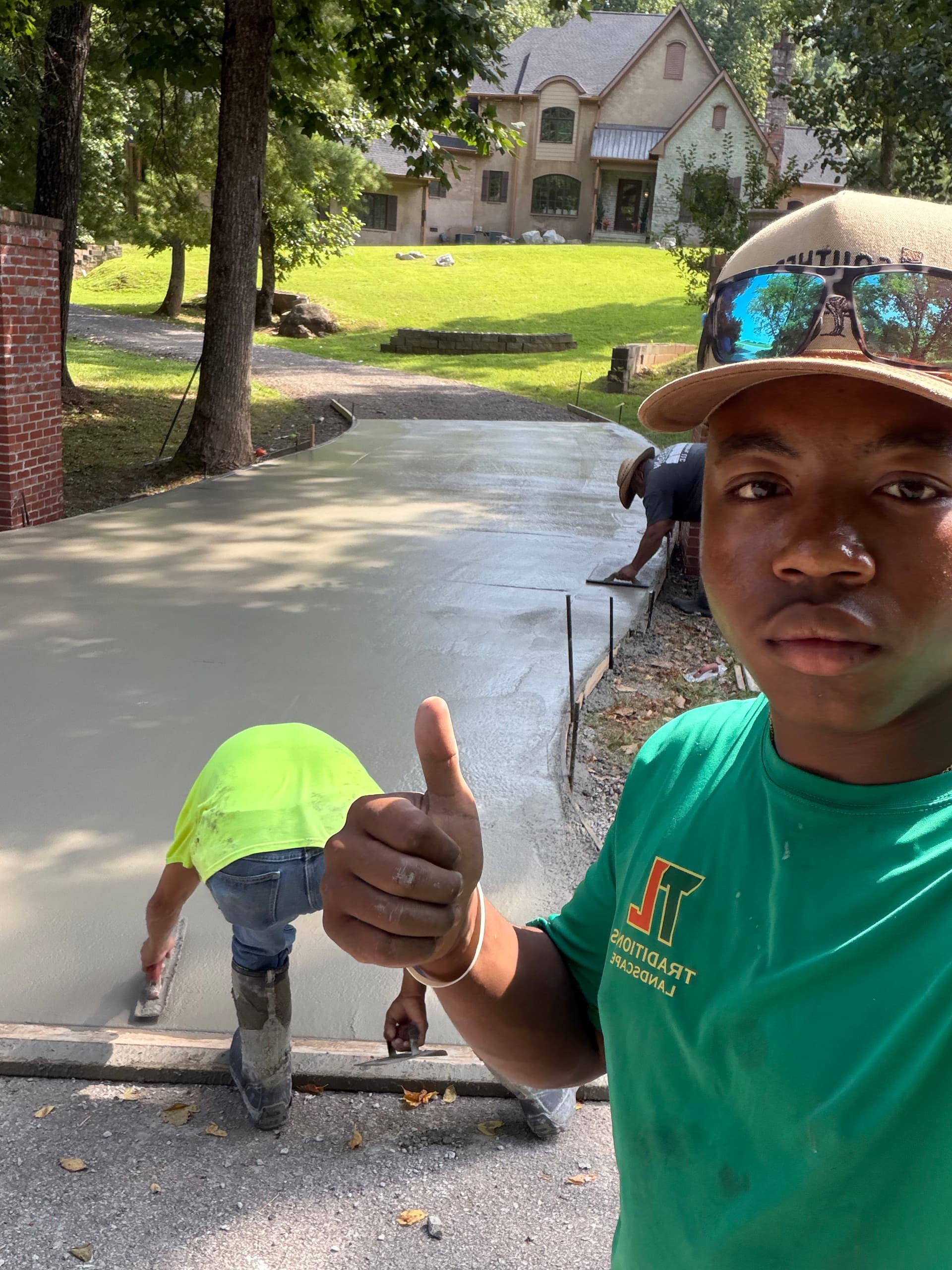 New Concrete Driveway Poured in Dickson TN image