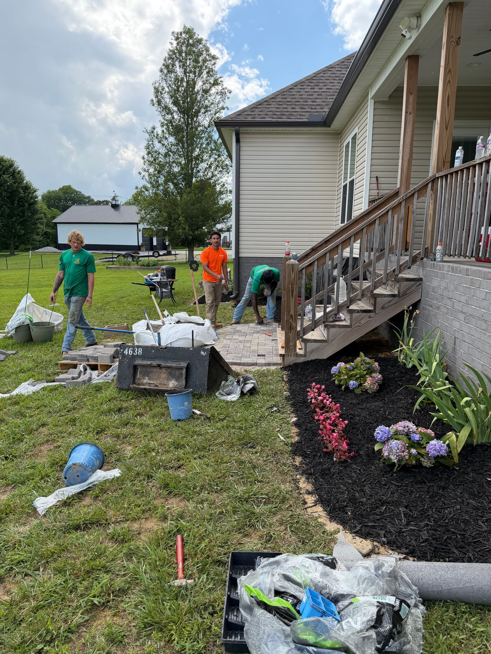 Gallery photos for Landscape Renovation in Progress in Dickson TN: Image #3